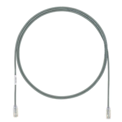 Cable de parcheo UTP Cat 6a, cm, LSZH, diámetro reducido (28AWG), color verde, 5ft