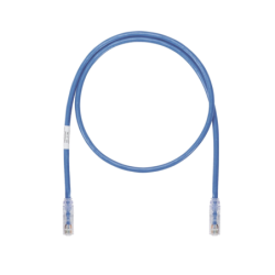 Cable de parcheo UTP, Cat 6a, 24 AWG, cm, color azul, 10ft