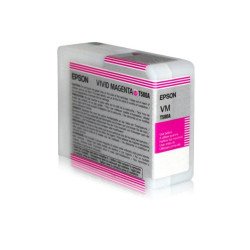 Cartucho Epson modelo T580 magenta vivid, para Stylus pro 3800, 3880