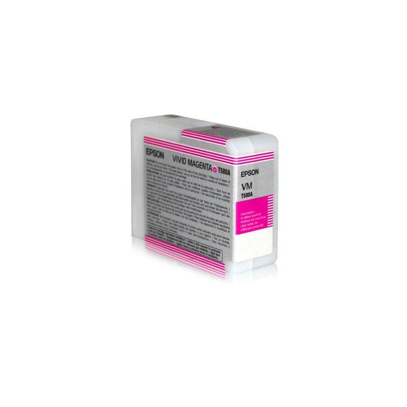 Cartucho Epson modelo T580 magenta vivid, para Stylus pro 3800, 3880 Cartucho Epson modelo T580 magenta vivid, para Stylus pro 3800, 3880