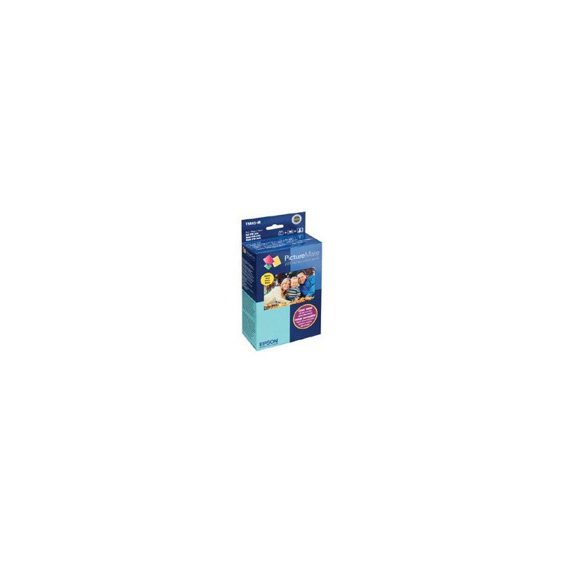 Cartucho Epson modelo T5845 4 colores, incluye 100 hojas mate picture mate