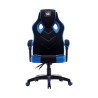 Silla vorago start the game CGC301-BL, tela, reclinable, negro/azul