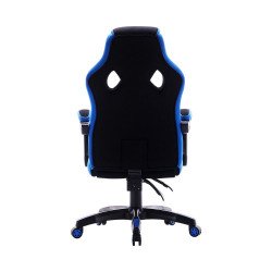 Silla vorago start the game CGC301-BL, tela, reclinable, negro/azul