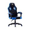 Silla vorago start the game CGC301-BL, tela, reclinable, negro/azul