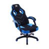 Silla vorago start the game CGC301-BL, tela, reclinable, negro/azul