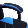 Silla vorago start the game CGC301-BL, tela, reclinable, negro/azul