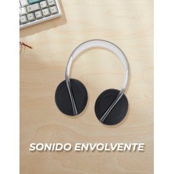 Audífonos de diadema ultra bass TechZone, conexión bt, material ABS, 1 año de garantía.