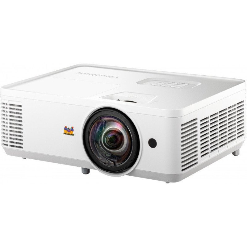 Videoproyector ViewSonic dlp ps502w wxga (1280x800), tiro corto, 4000 lúmenes, HDMI x 2, VGA in, VGA out, USB-a, RS-232, 12, 000