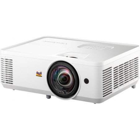 Videoproyector ViewSonic dlp ps502w wxga (1280x800), tiro corto, 4000 lúmenes, HDMI x 2, VGA in, VGA out, USB-a, RS-232, 12, 000