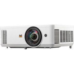 Videoproyector ViewSonic dlp ps502w wxga (1280x800), tiro corto, 4000 lúmenes, HDMI x 2, VGA in, VGA out, USB-a, RS-232, 12, 000