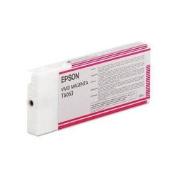 Cartucho Epson modelo T6063 magenta vivid, para Stylus pro 4800, 4880 (220 ml)