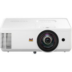 Videoproyector ViewSonic dlp ps502w wxga (1280x800), tiro corto, 4000 lúmenes, HDMI x 2, VGA in, VGA out, USB-a, RS-232, 12, 000