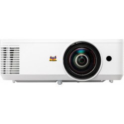Videoproyector ViewSonic dlp ps502w wxga (1280x800), tiro corto, 4000 lúmenes, HDMI x 2, VGA in, VGA out, USB-a, RS-232, 12, 000
