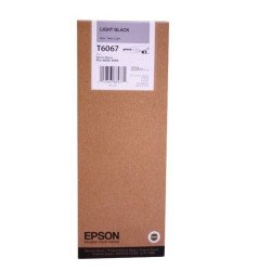 Cartucho Epson modelo T6067 negro light, para Stylus pro 4800, 4880 (220 ml)