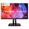 ViewSonic vp275-4k, monitor LED, 27", 3840 x 2160 4k @ 60 Hz, ips, 360 cd/m², 1200:1, 5 ms, 2xHDMI, DisplayPort, USB-c, altavoce