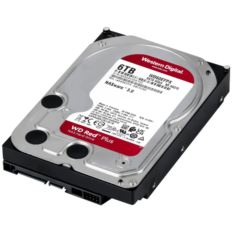 Disco duro interno WD red plus 6 TB 3.5 escritorio SATA3 6gb/s 256mb 5400rpm 24x7 hotplug NAS 1-8 bahías Disco duro interno WD red plus 6 TB 3.5 escritorio SATA3 6gb/s 256mb 5400rpm 24x7 hotplug NAS 1-8 bahías