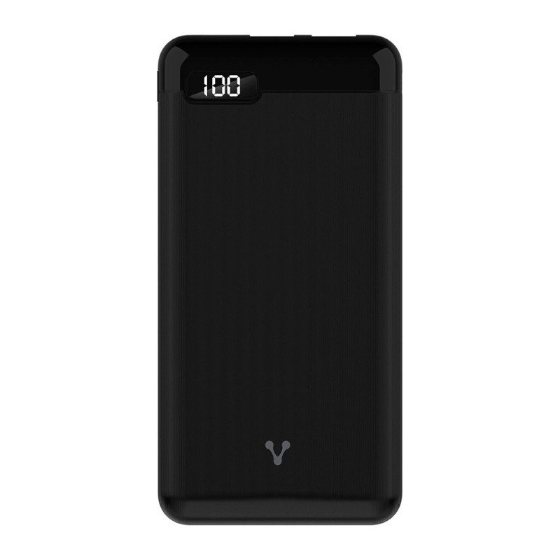 Power bank Vorago PB-560 20, 000 mah negro USB y tipo c lcd