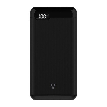 Power bank Vorago PB-560 20, 000 mah negro USB y tipo c lcd