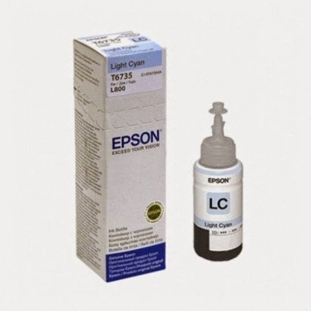 Cartucho Epson modelo 673 cian light, para L800, L1800, L805