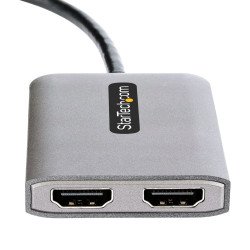Divisor Extensor de Monitor HDMI 4K 60Hz para Portátil - HDR - con Cable Incorporado Extra Largo