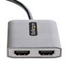 Divisor Extensor de Monitor HDMI 4K 60Hz para Portátil - HDR - con Cable Incorporado Extra Largo