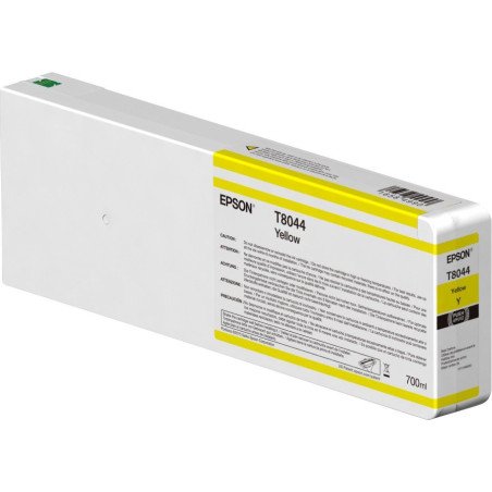 Cartucho Epson modelo T804 amarillo, para Sure color P7000/P9000 (700 ml)