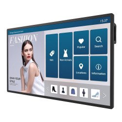Panel plano interactivo BenQ IL4301, 43", ADS, 3840 x 2160 Pixeles, 24 Horas/7 Días Operación