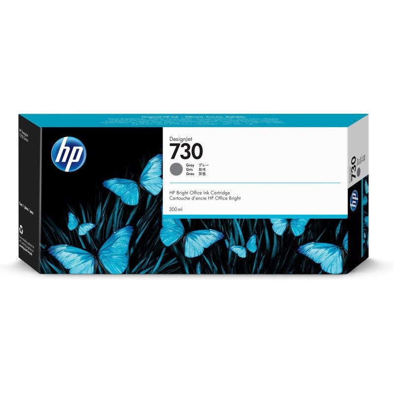 HP Cartucho de tinta DesignJet 730 gris de 300 ml HP Cartucho de tinta DesignJet 730 gris de 300 ml