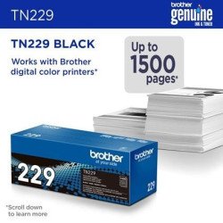 Tóner Brother TN-229BK, 1500 páginas, Negro