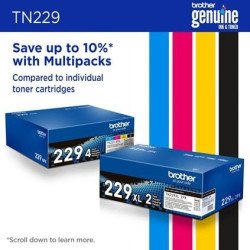 Tóner Brother TN-229BK, 1500 páginas, Negro