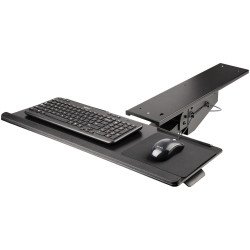 Repisa para Teclado y Ratón para Debajo del Escritorio - de 30cm x 78cm - de Altura Ajustable