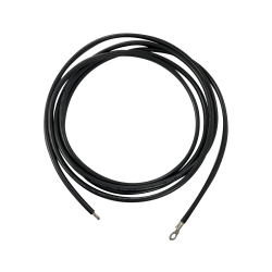 Cable para controlador, 3.0 m, negro, calibre 8 AWG con terminal de oj