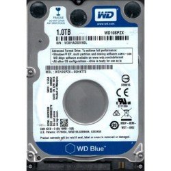 Disco duro interno WD blue 2.5 1TB SATA3 6GB/s 128MB 5400rpm 7mm para notebook comp básico