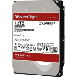 Disco duro interno WD red plus 3.5 12TB SATA3 6gb/s 256mb 24x7 hotplug para NAS 1-8 bahías
