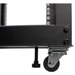 StarTech.com Rack 12U Móvil de Marco Abierto de 4 Columnas para Servidores - Rack de Cuatro Columnas de 19 Pulgadas para Equipo