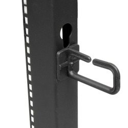 StarTech.com Rack 12U Móvil de Marco Abierto de 4 Columnas para Servidores - Rack de Cuatro Columnas de 19 Pulgadas para Equipo