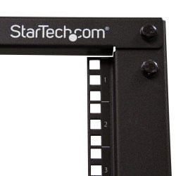 StarTech.com Rack 12U Móvil de Marco Abierto de 4 Columnas para Servidores - Rack de Cuatro Columnas de 19 Pulgadas para Equipo