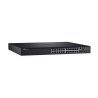 Switch administrable DELL N1524, L2/L3, Gigabit Ethernet (10/100/1000), Energía sobre Ethernet (PoE), Montaje en rack, 1U