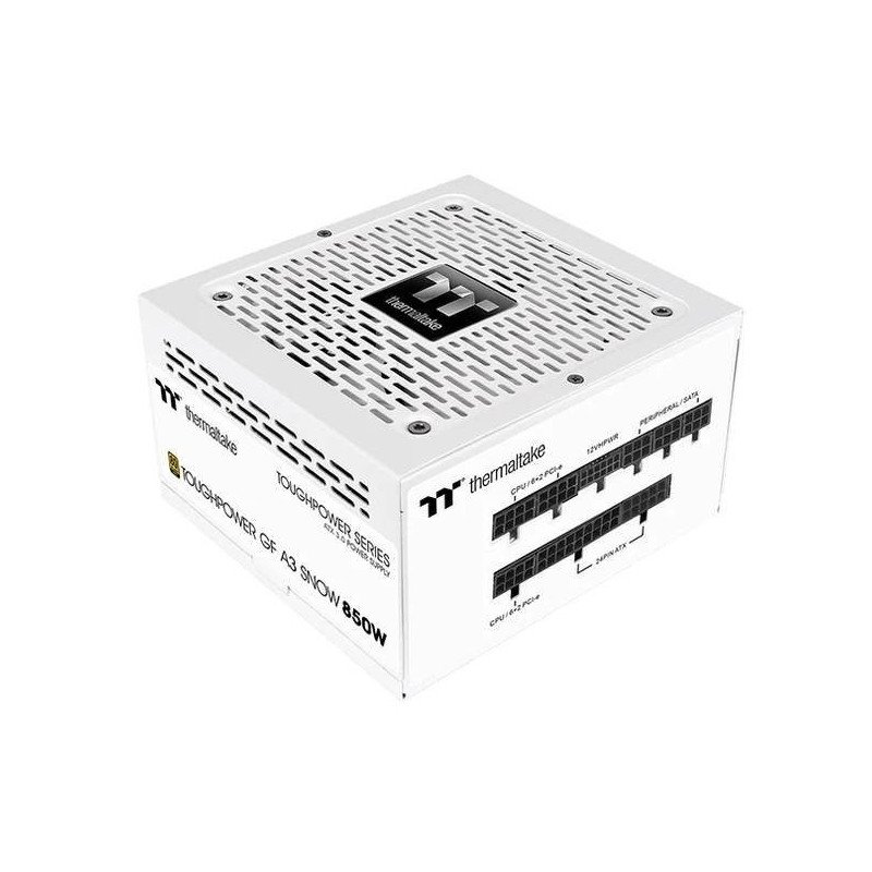 Fuente de Poder Thermaltake ToughPower GF Snow 850W TT Premium Edition (PS-TPD-0850FNFAGU-N) - Color Blanca