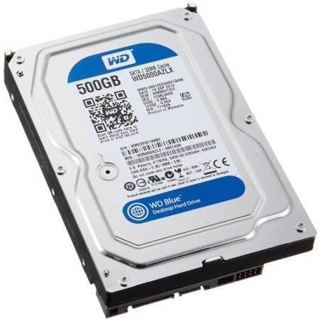 Disco duro interno WD blue 3.5 500GB SATA3 6GB/s 32MB 7200rpm para PC comp básico