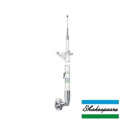 Antena marina, base, banda hf, 2.-30 MHz, armado en 3 secciones para facilidad de embarque.