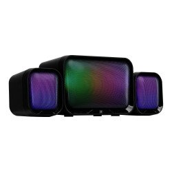 Bocinas Vorago start the game spk-255 2.1 USB, 3.5mm 3w*2 + 10w subwoofer RGB
