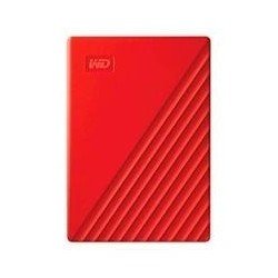 Disco duro externo portátil 2TB WD My Passport rojo 2.5, USB3.0, copia local, encriptación, Win