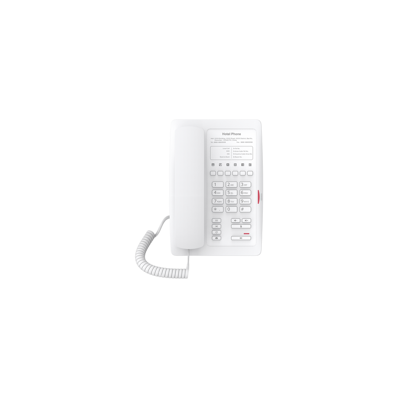 Teléfono IP WiFi para Hotelería, profesional con 6 teclas programables