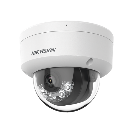 Domo IP 6 Megapixel, Lente 2.8 mm, Dual Light (30 mts IR + 30 mts Luz Blanca), Micrófono Integrado, Antivandálico IK08, ACUSENSE