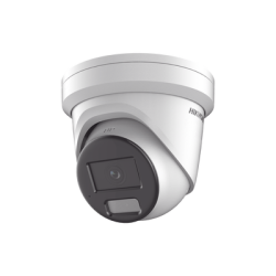 Turret IP 4 Megapixel, Lente 2.8 mm, Dual Light (40 mts IR + 40 mts Luz Blanca), Micrófono Integrado, Exterior IP67, WDR 130 dB,