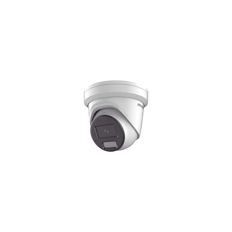 Turret IP 4 Megapixel, Lente 2.8 mm, Dual Light (40 mts IR + 40 mts Luz Blanca), Micrófono Integrado, Exterior IP67, WDR 130 dB,