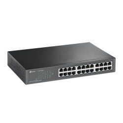 Switch TP-Link 24 puertos RJ45 10/100 Mbps no administrable para escritorio o rack de 13 pulgadas