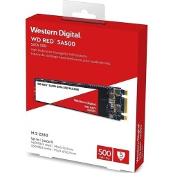 Unidad de estado sólido SSD WD Red SA500 m.2 500GB SATA3 6GB/s 2280 lect 560mb/s escrit 530mb/s