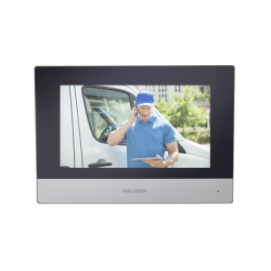 Monitor Hibrido IP WiFi Touch Screen 7" para Videoportero IP, Vídeo en Vivo, PoE Estándar, Apertura Remota, Llamada Entre Monito
